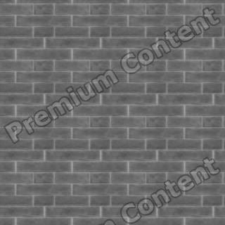 seamless wall bricks bump 0004